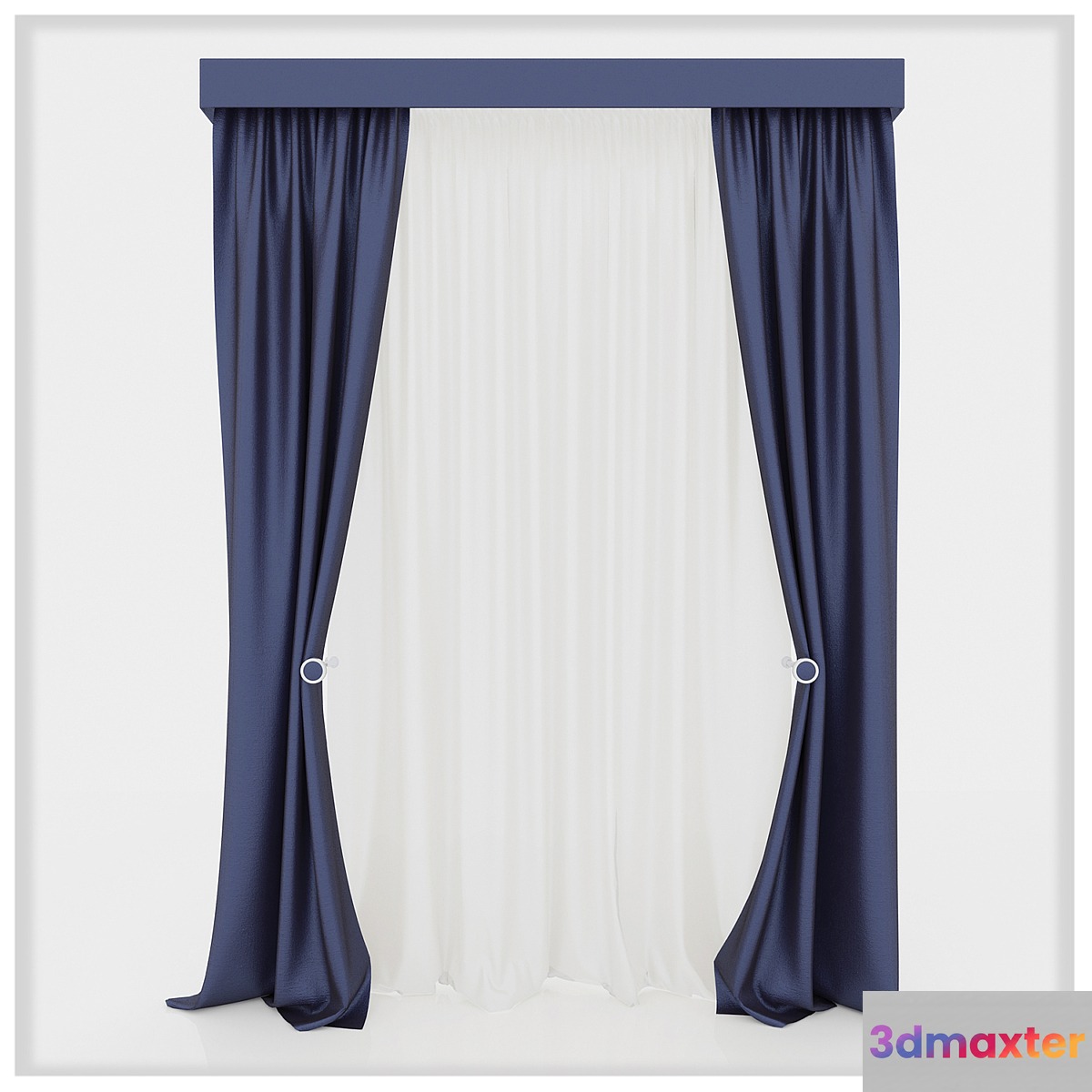 Taffeta Curtains 3D Max