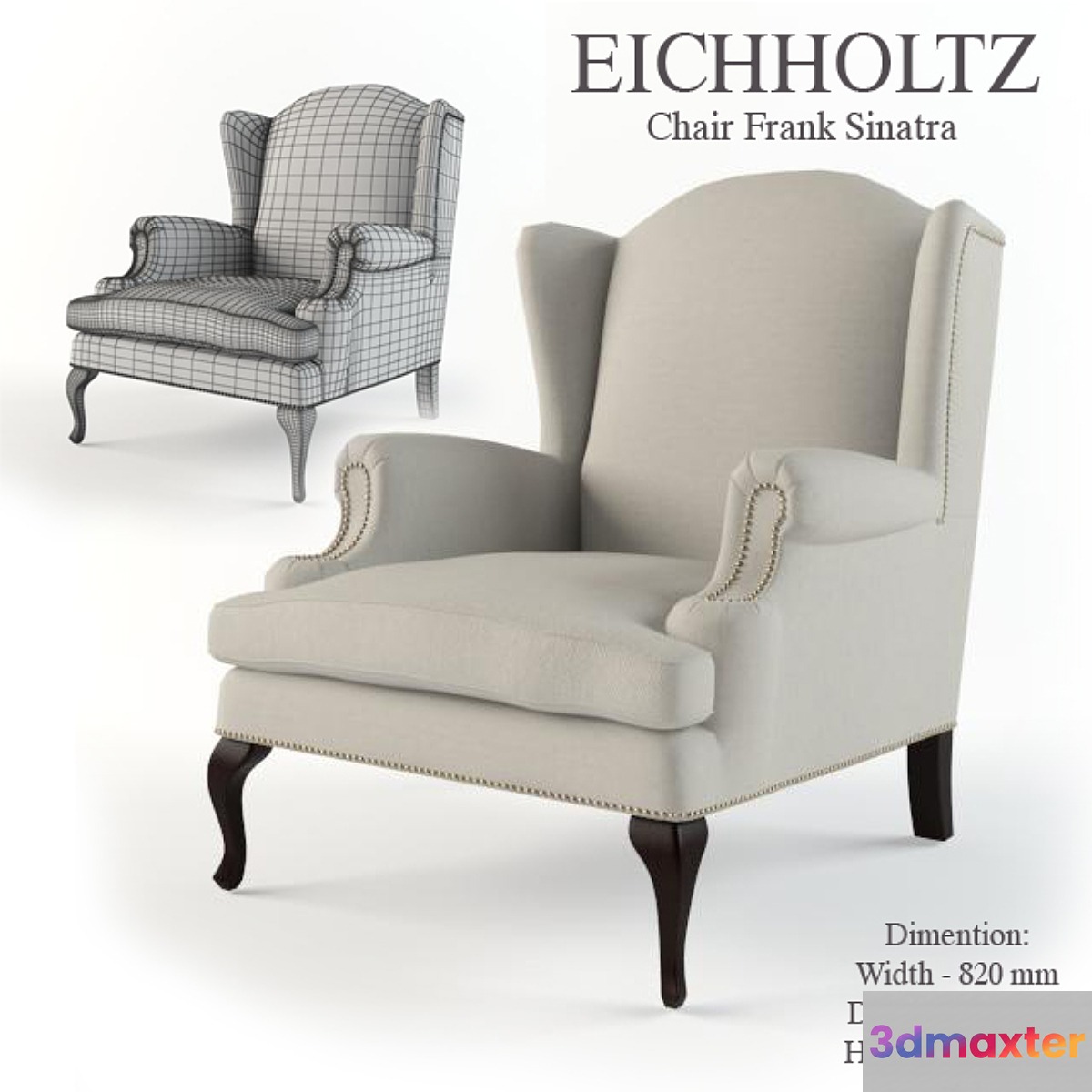 Armchair Eichholtz Chair Frank Sinatra