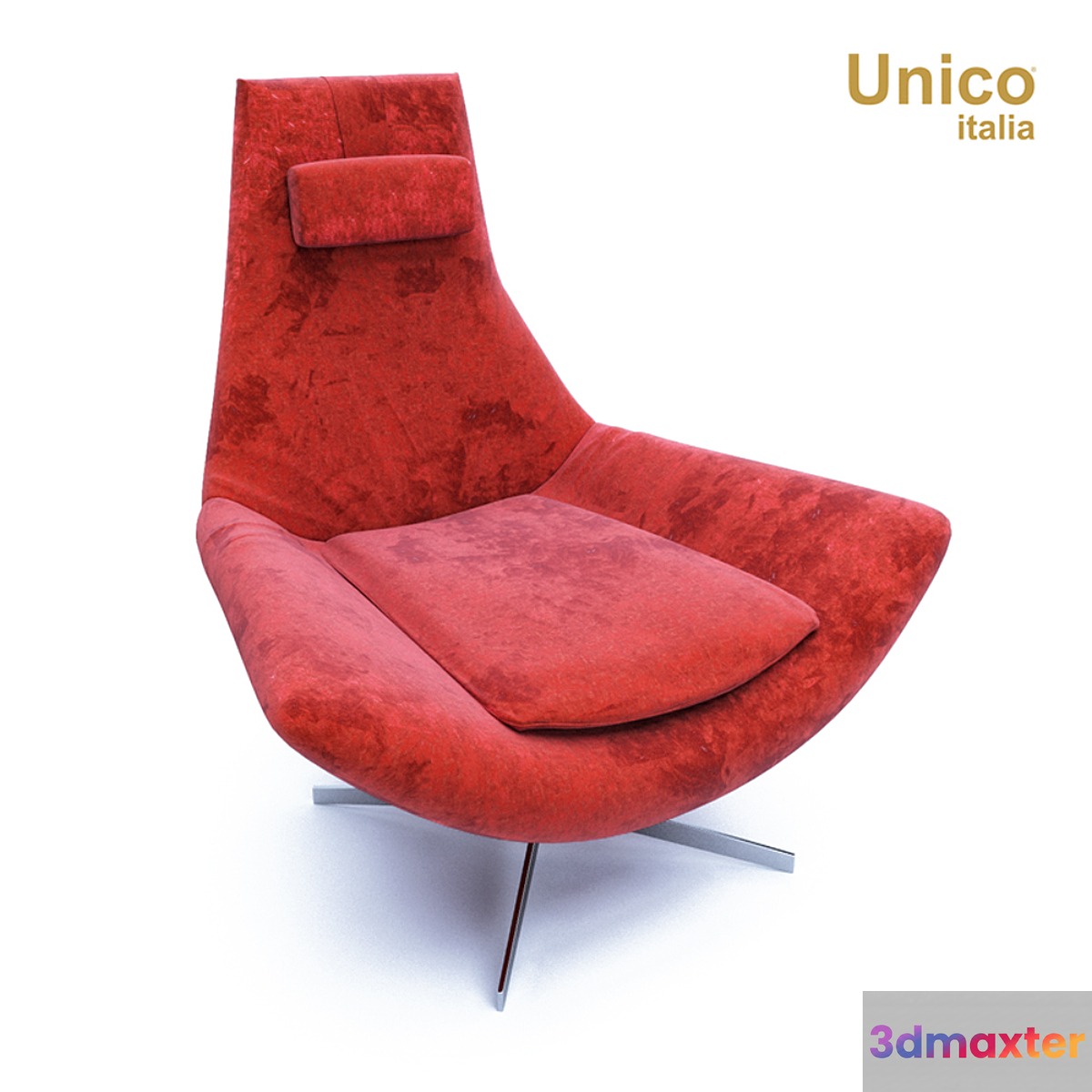 Armchair Unico Italia Zero Quattro POL002 3D Max