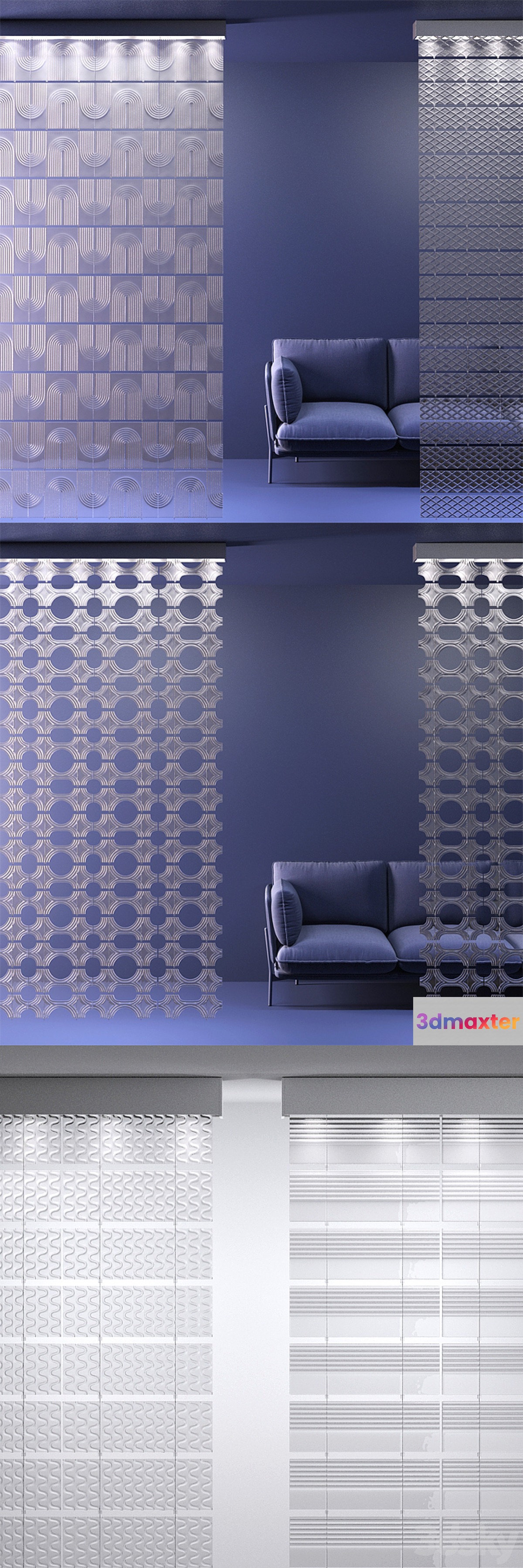 Fabbian Laminis F33 3D Max