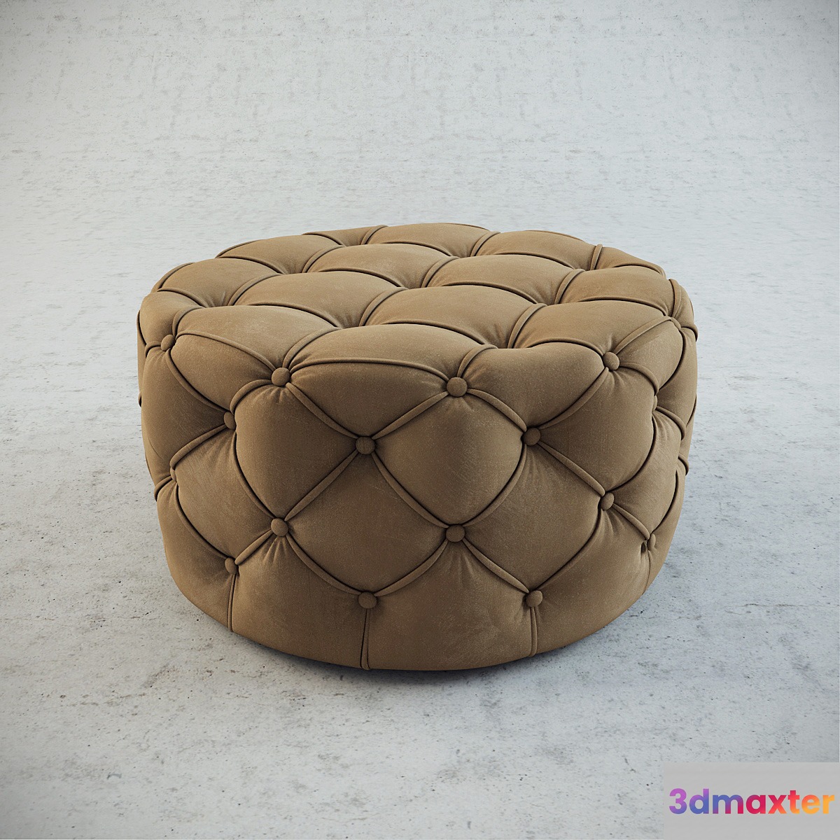 Round Tufted Ottomans