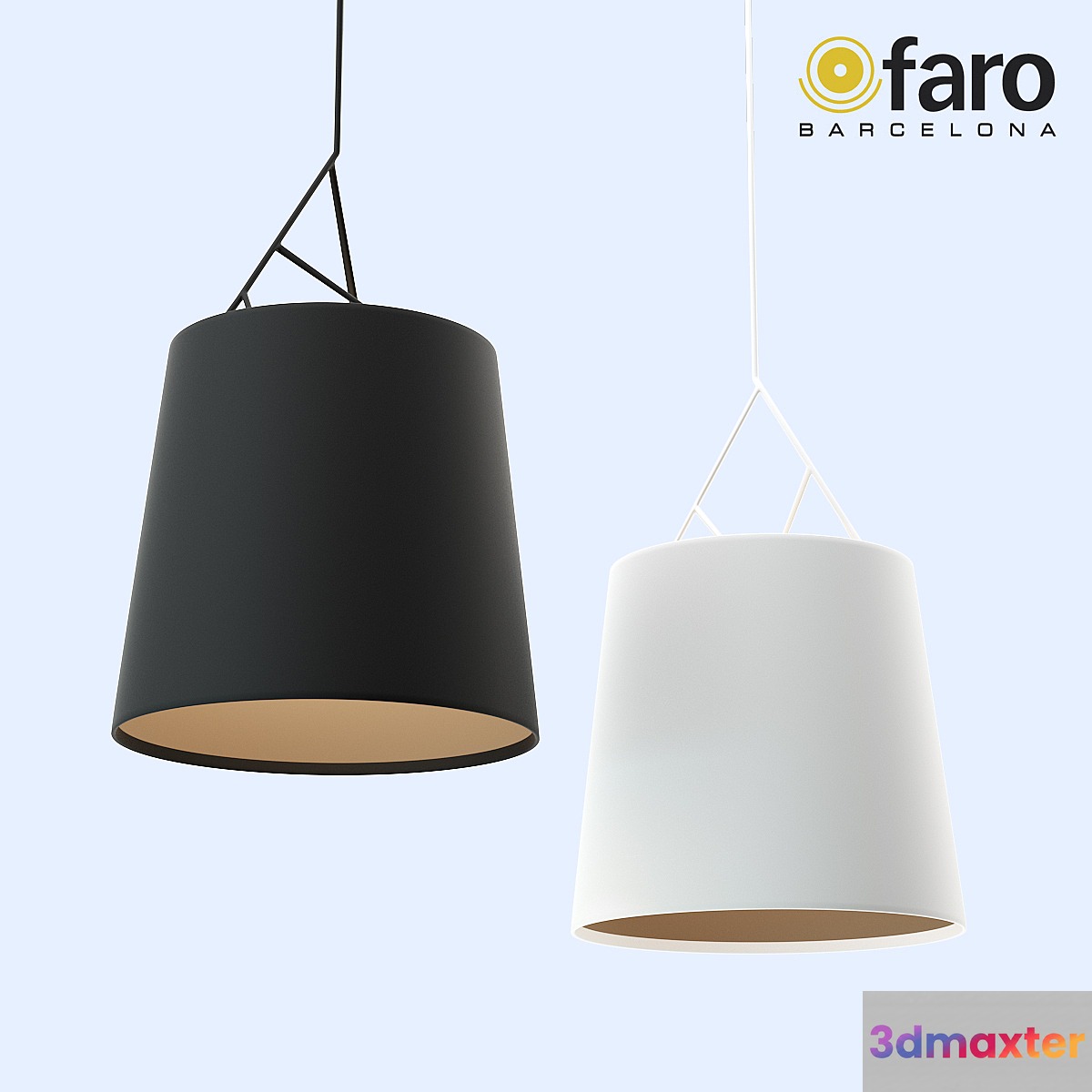 FARO _ TREE pendant lamp Black & White