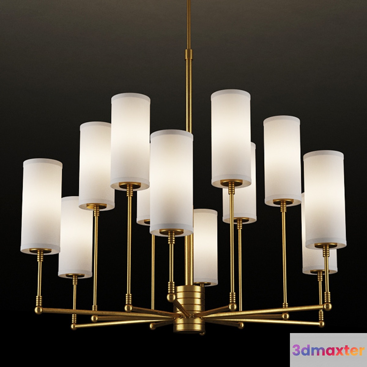 GRAMERCY HOME - CLARENCE CHANDELIER CH074-12-BRS