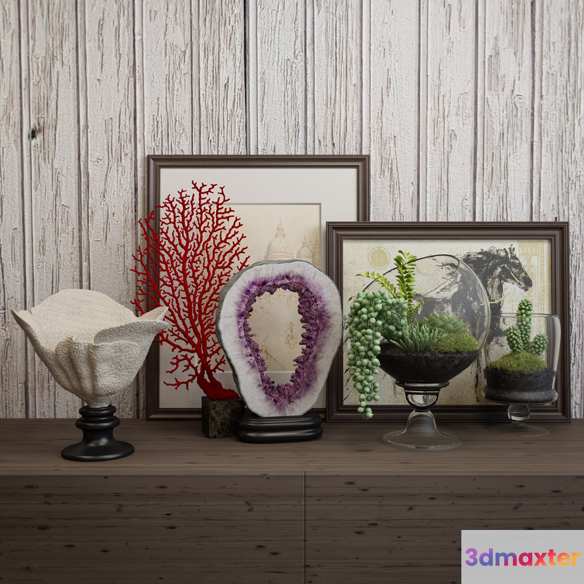 Decor coral 05 3D Max