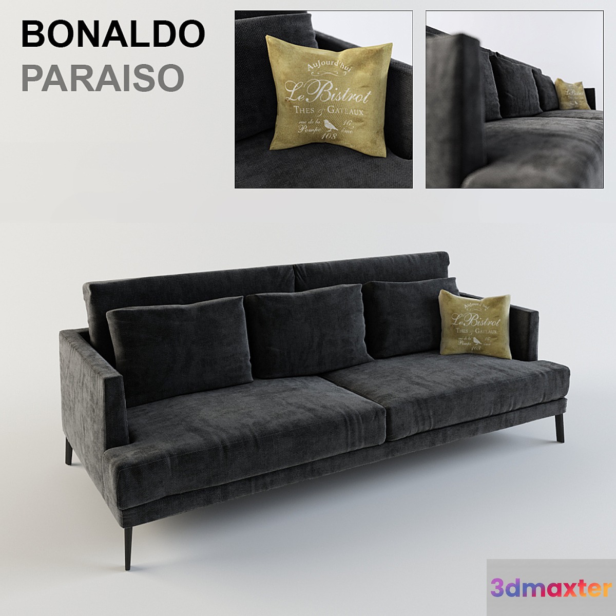 Bonaldo Paraiso 3D Max