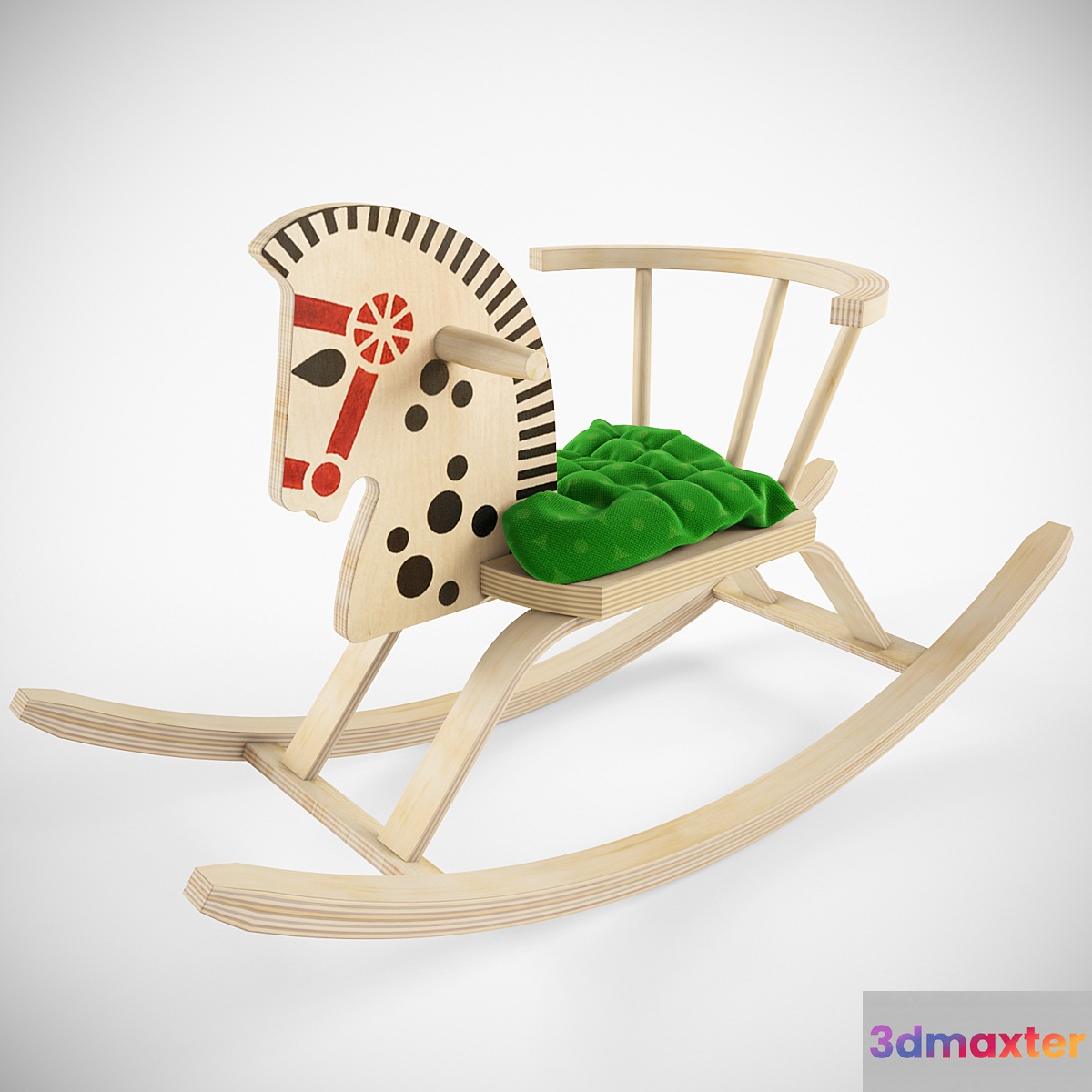 Children horse 3D Max