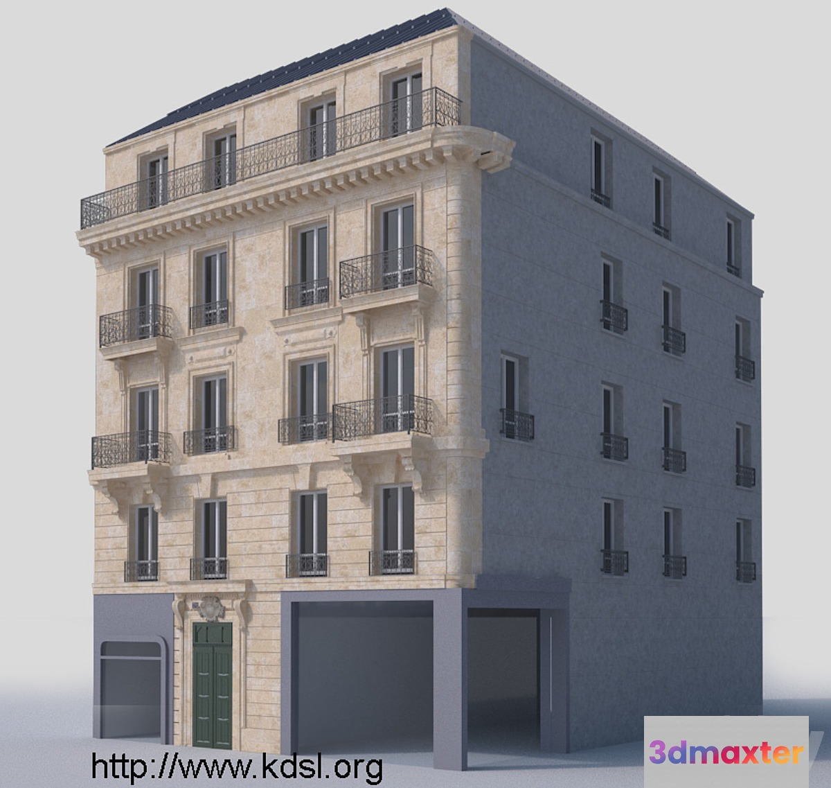 Haussmanian parisian building