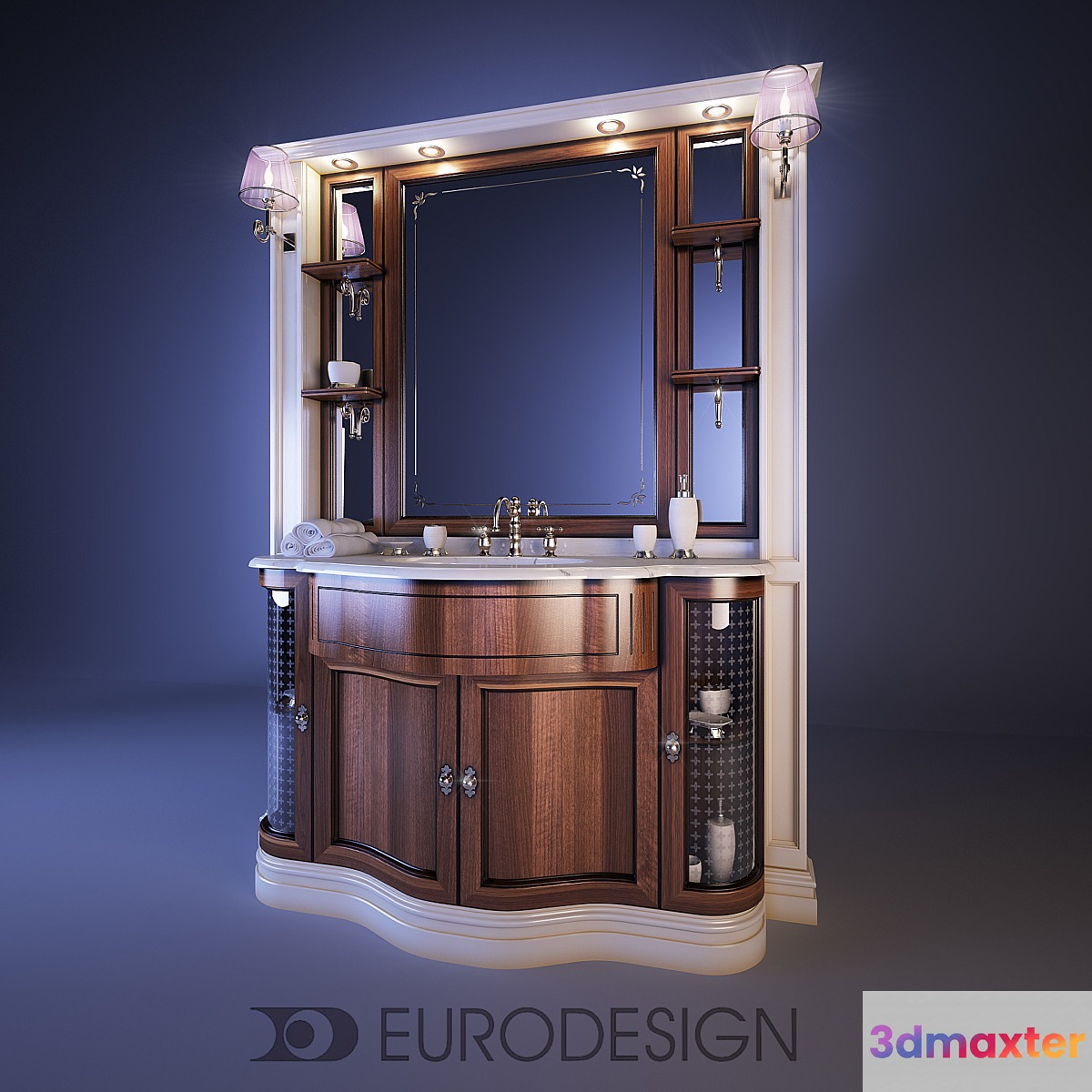 Furniture for bathrooms Eurodesign_IL_Borgo_grano_comp_40 3D Max