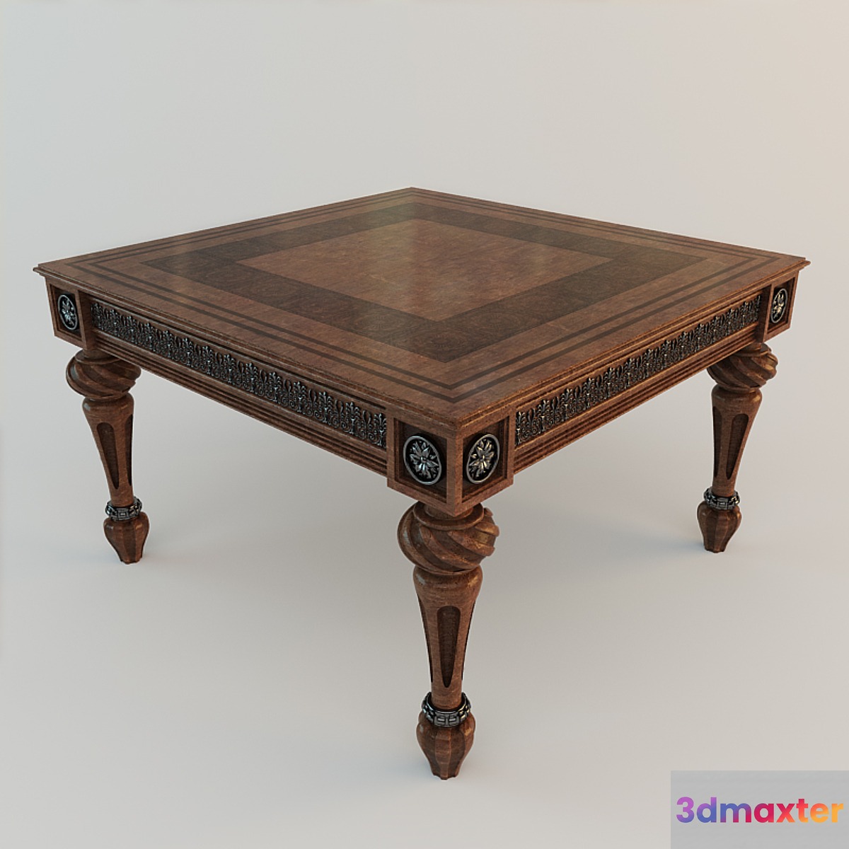 Classic coffee table 3D Max