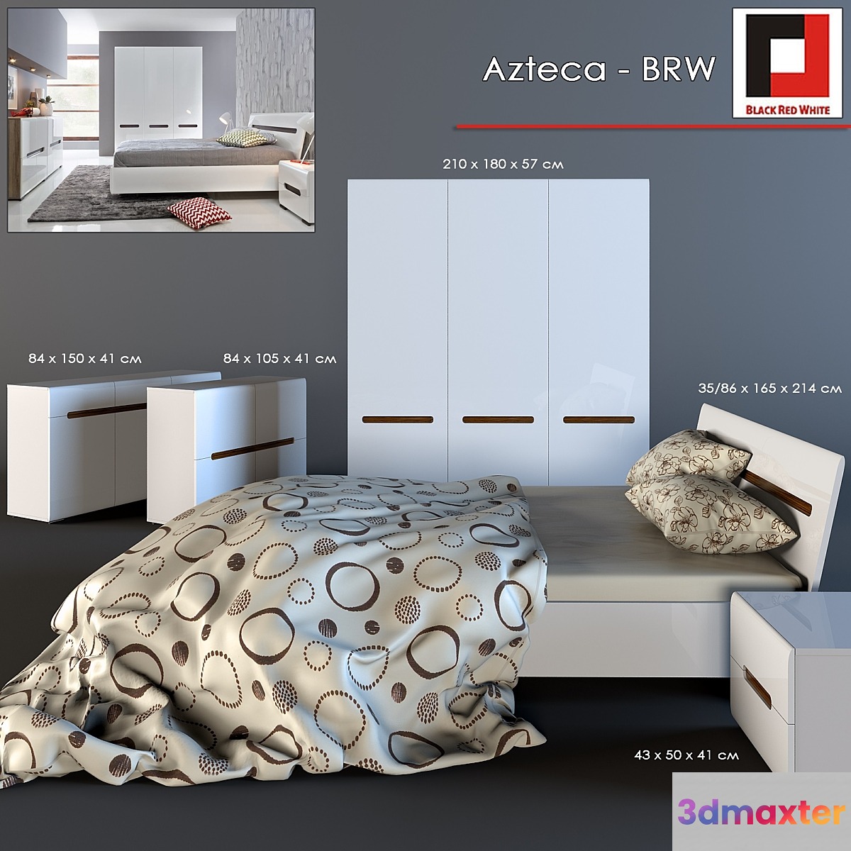 Bedroom set Azteca - BRW