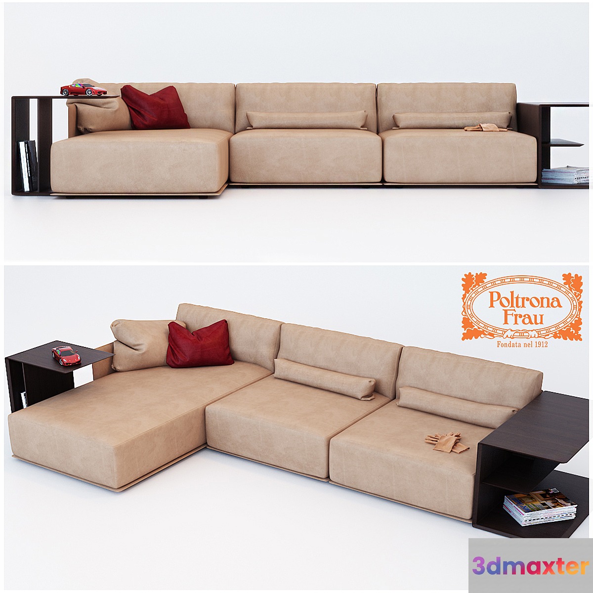poltrona frau cassiopea 3D Max