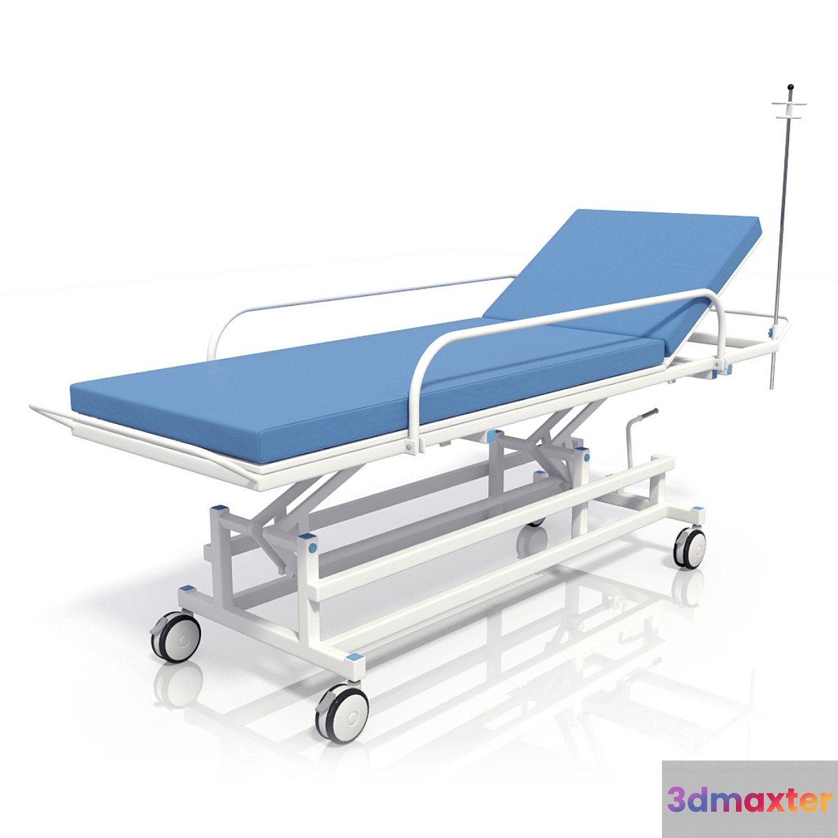 Medical Trolley Wheel 3D Max