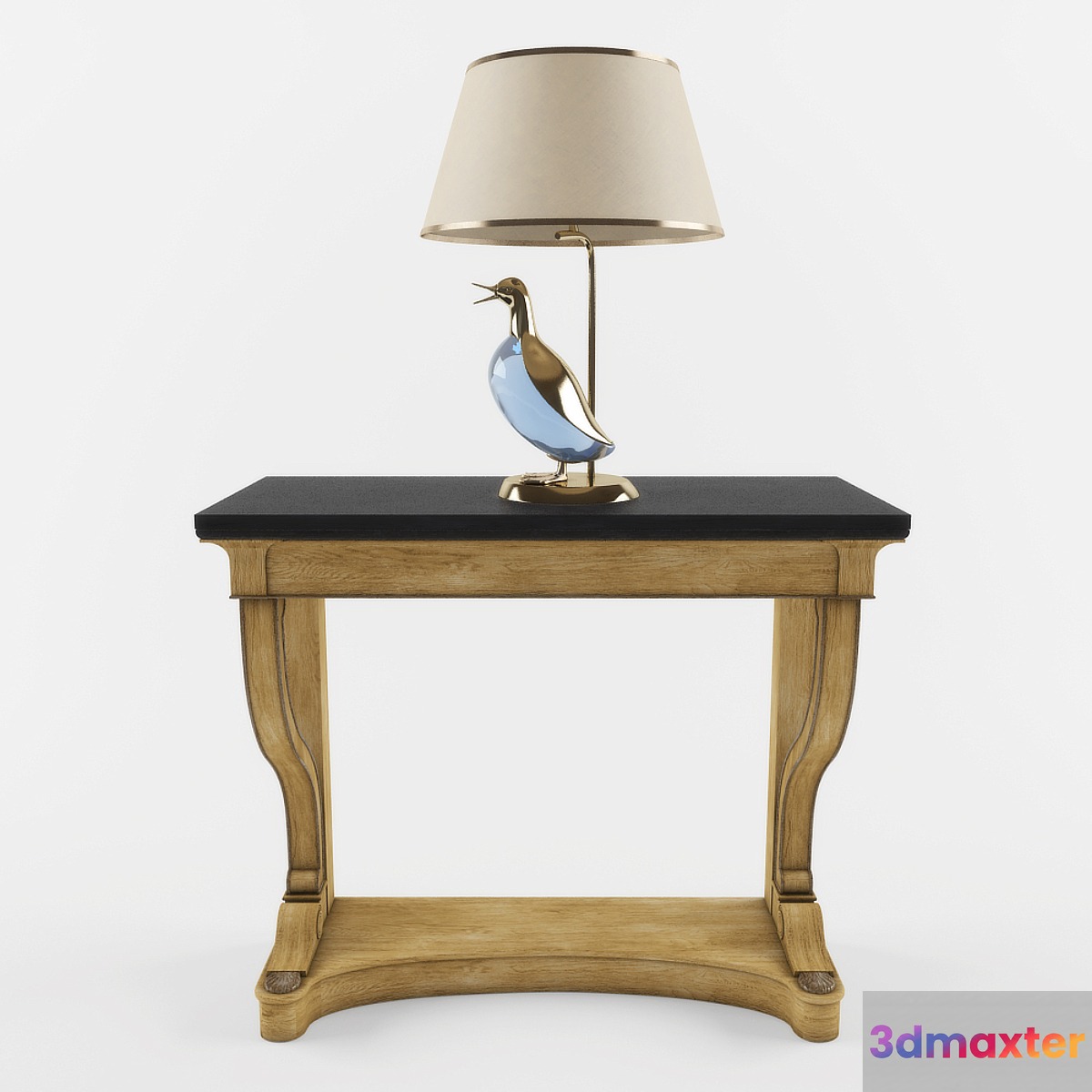 Lucienne Monique lamp and console Misendemeure