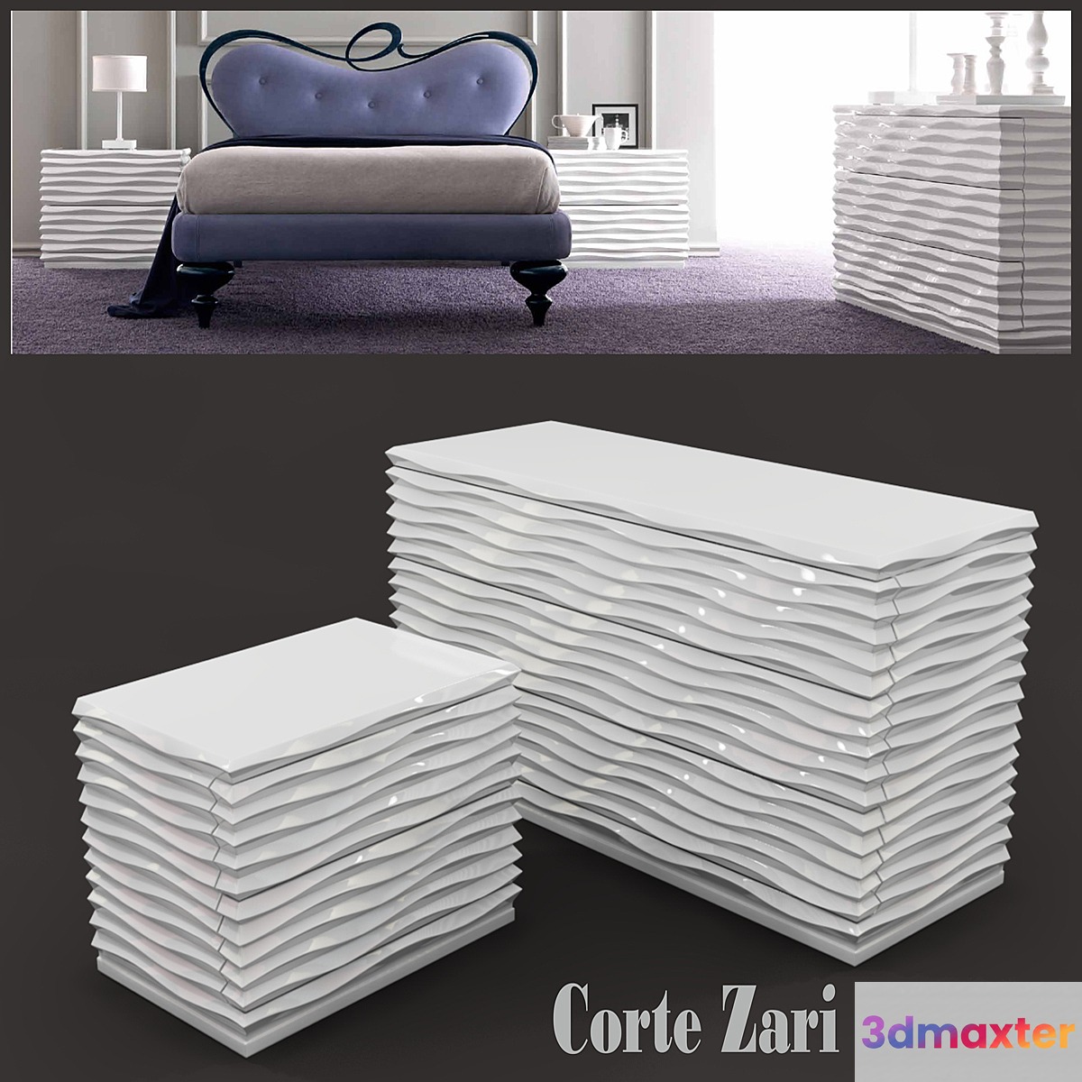 Corte Zari dresser chest of drawers