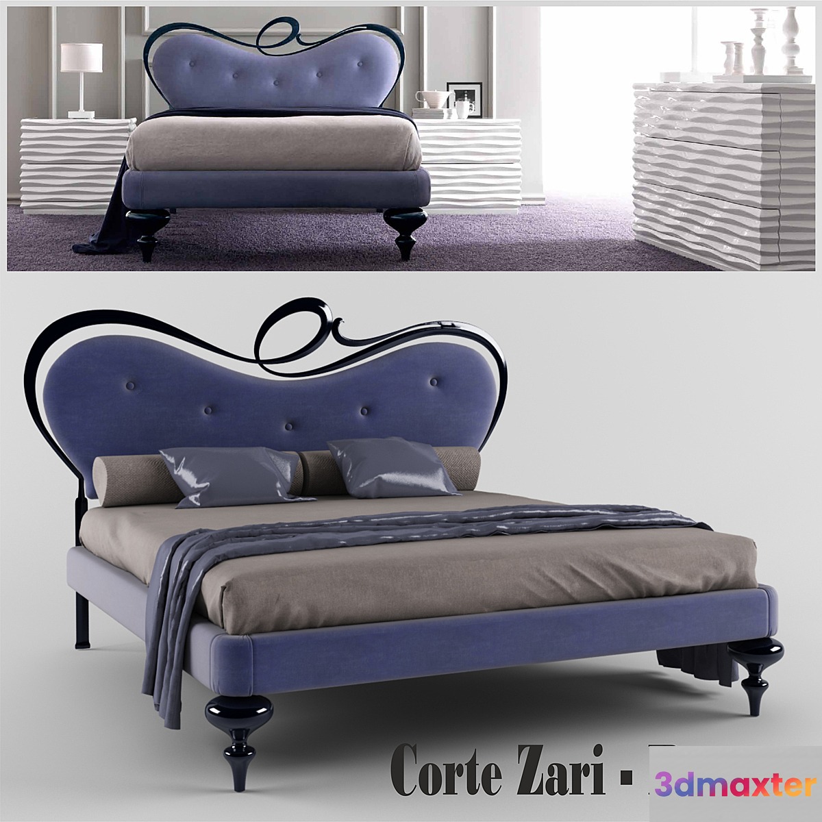 Corte Zari bed Romeo