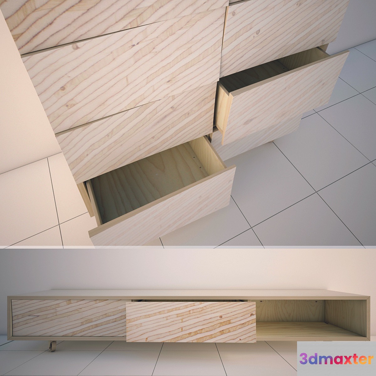 dresser and TV-stands Archpole origami ply