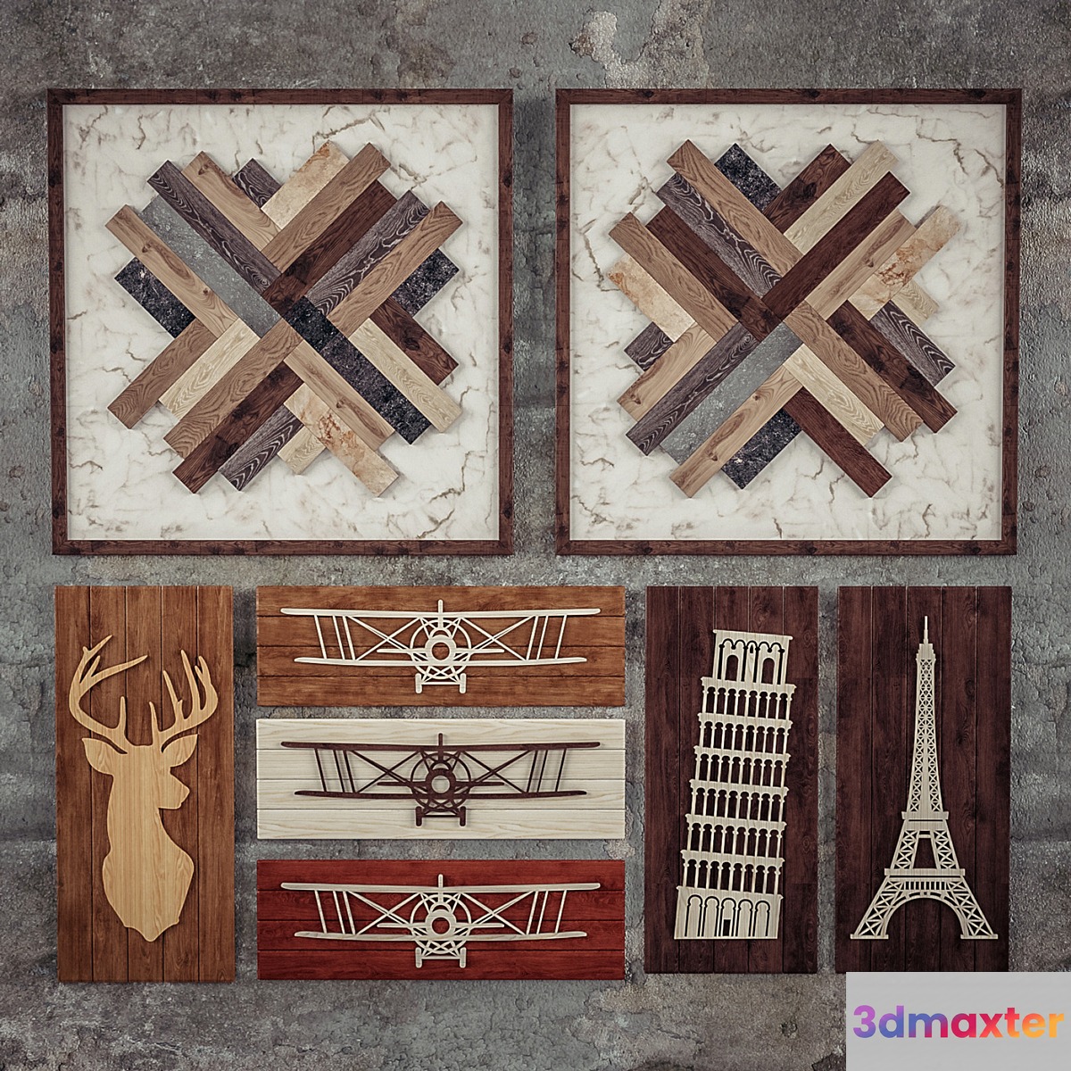 Wall decor - No.5 3D Max