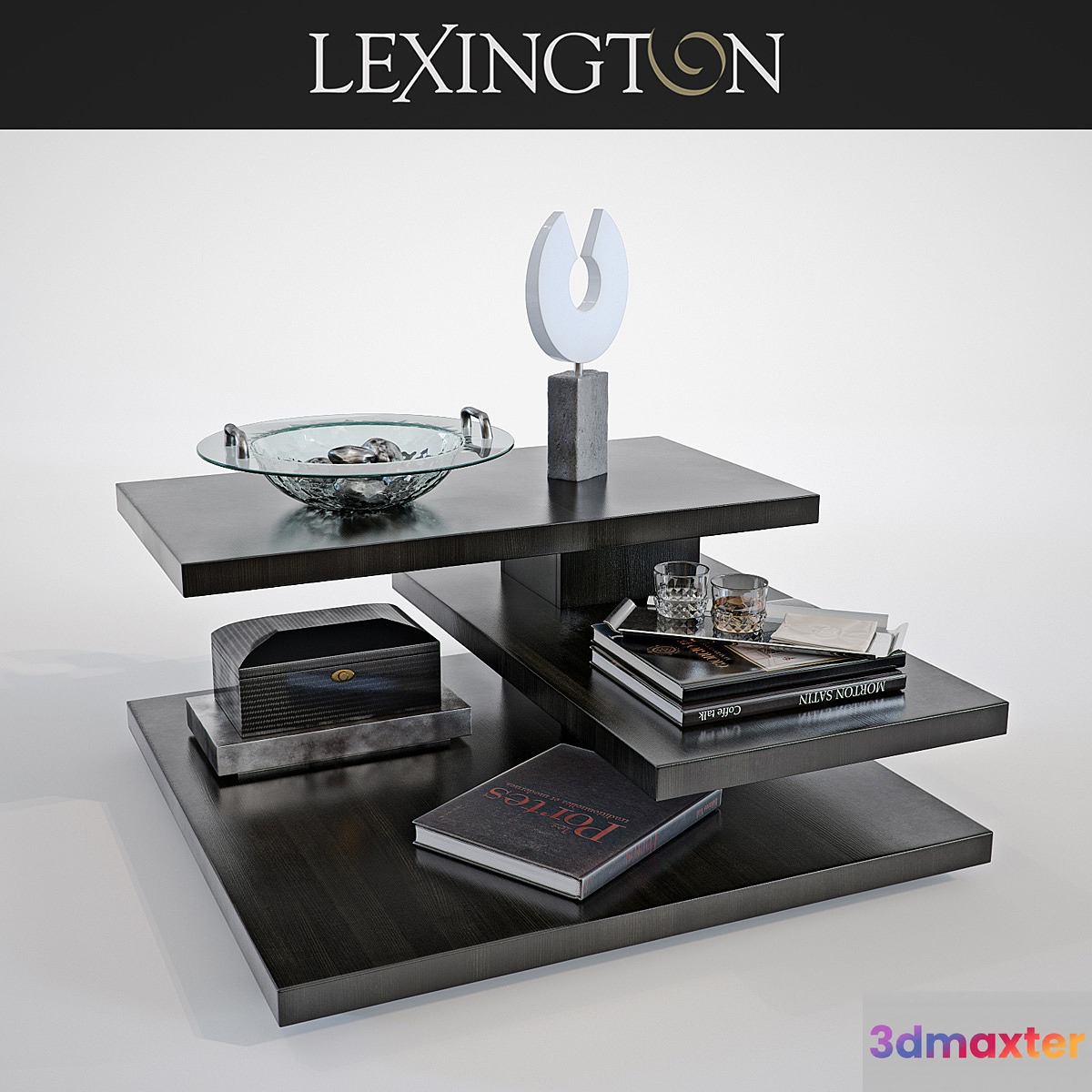 Lexington EVORA SQUARE COCKTAIL TABLE 3D Max