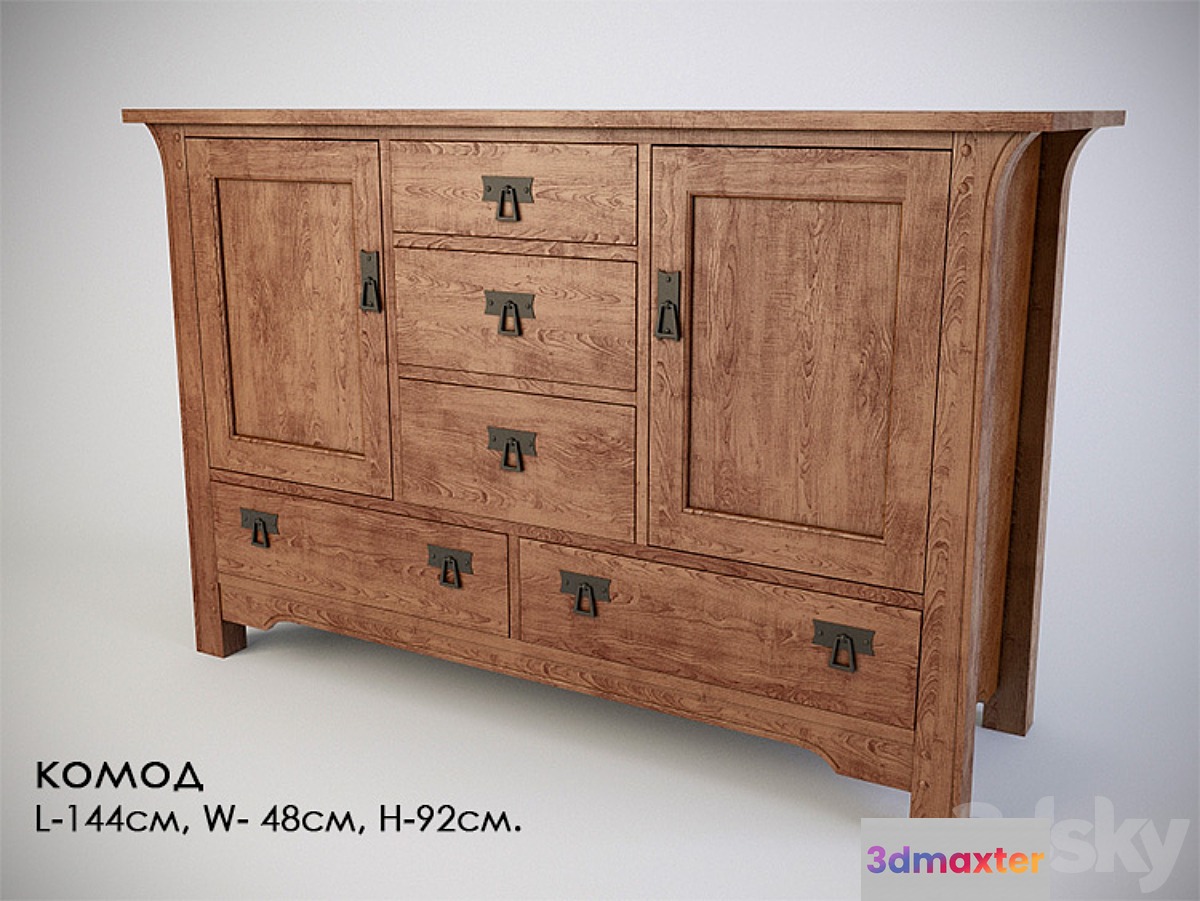 chest of drawers - No.6 3D Max