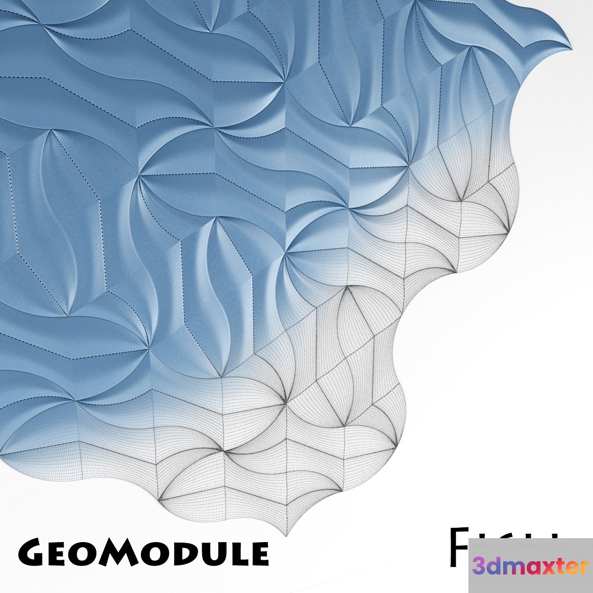Decorative panels - GeoModule - Fish 3D Max