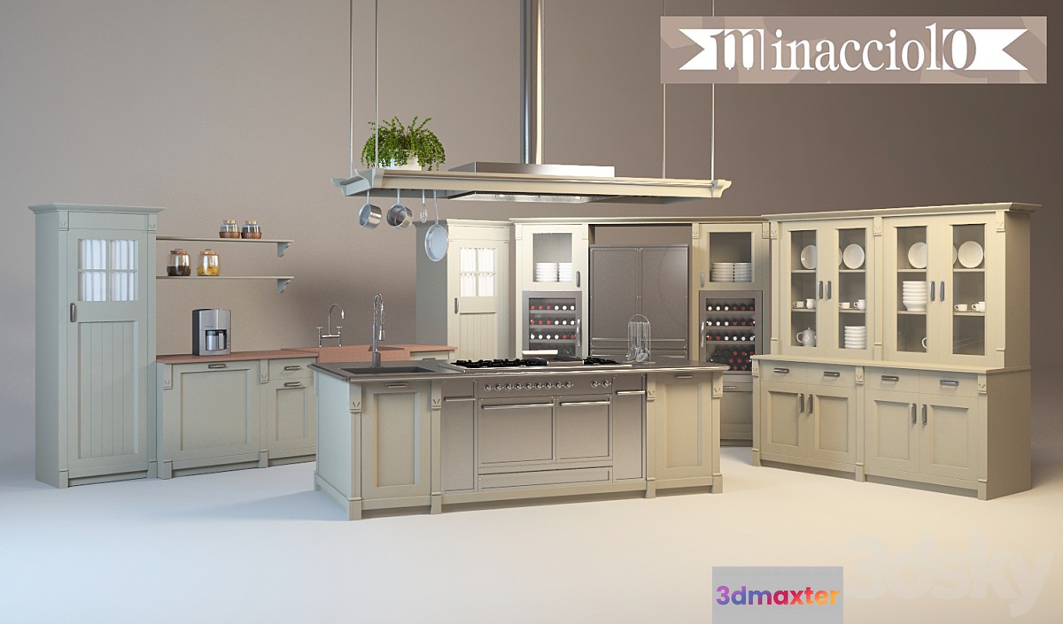 Minacciolo kitchen 3D Max