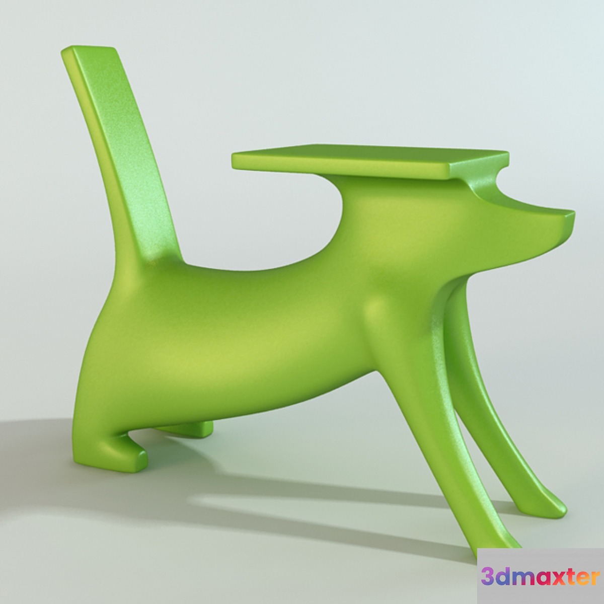 Le Chien Savant desk 3D Max