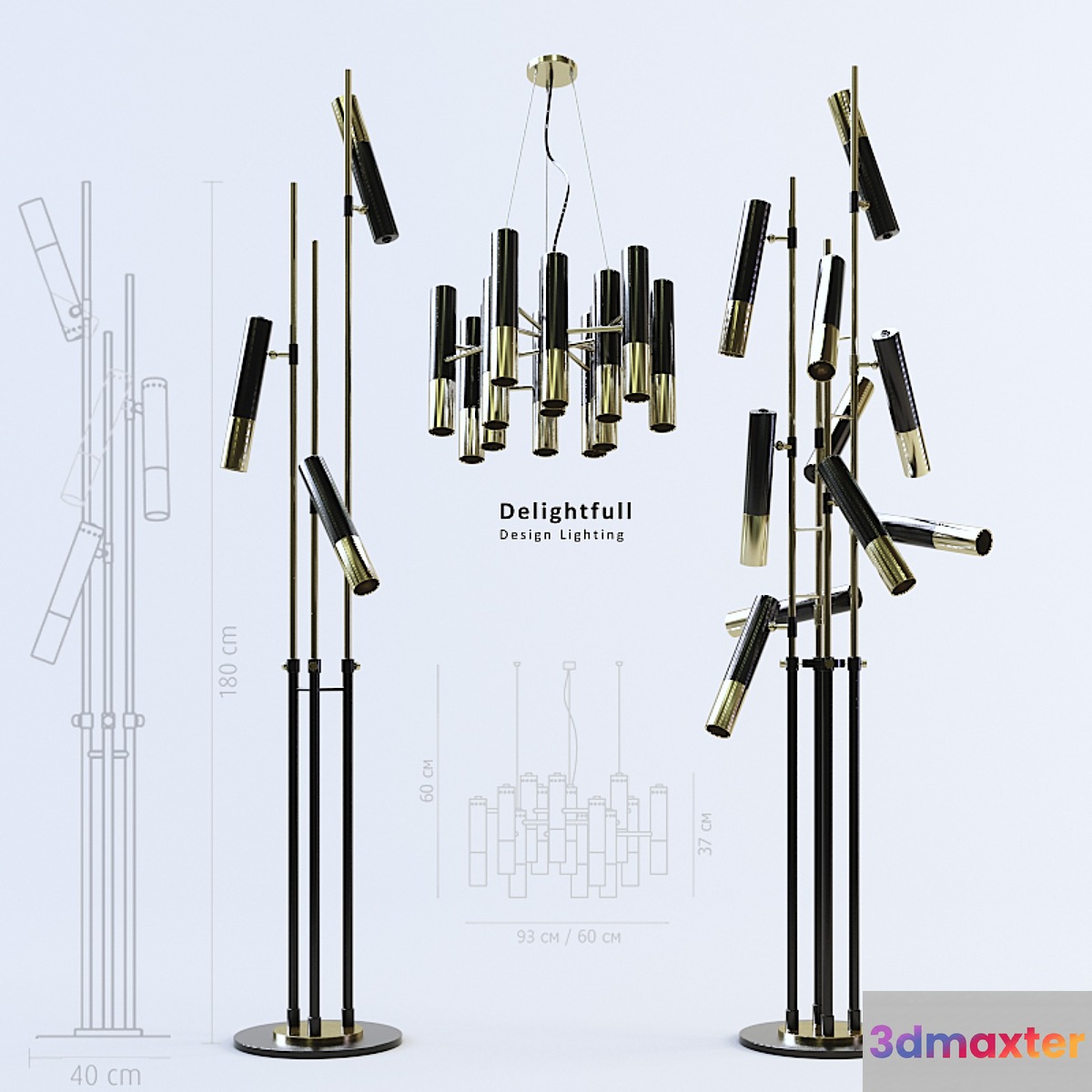 Floor lamps and ceiling lighting Ike Delightfull