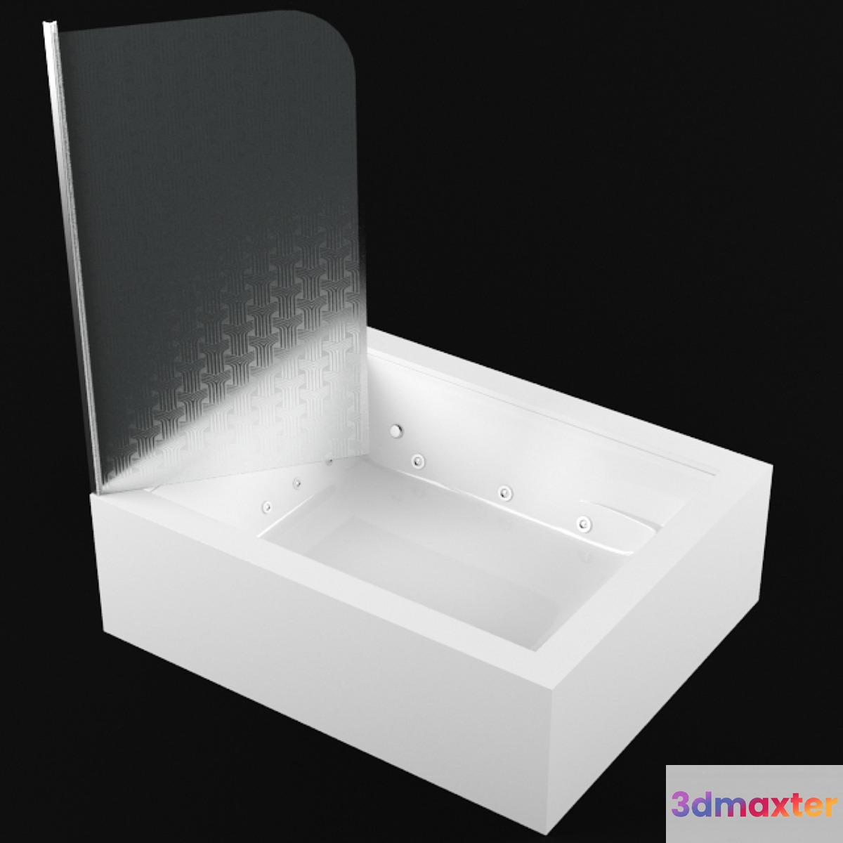 Bath on an individual project 3D Max