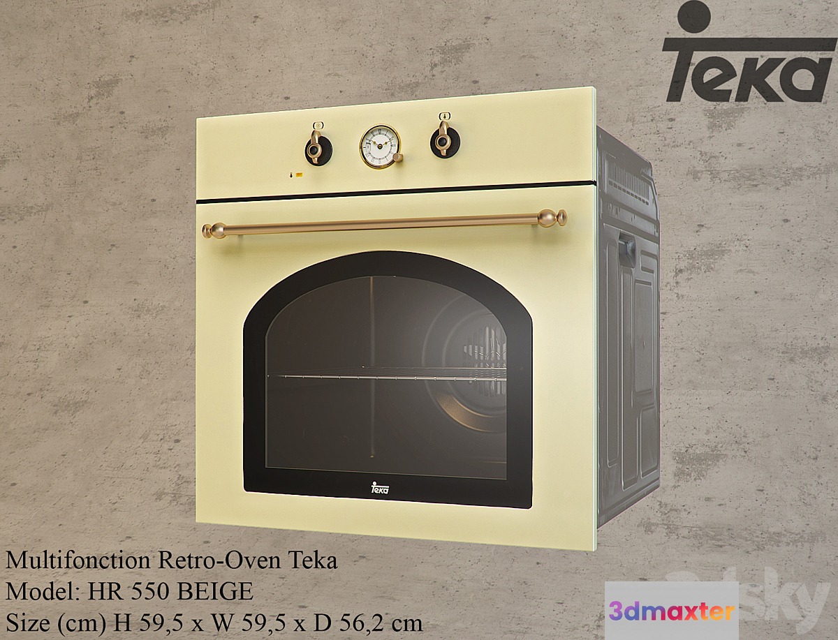 Teka - HR 550 BEIGE 3D Max