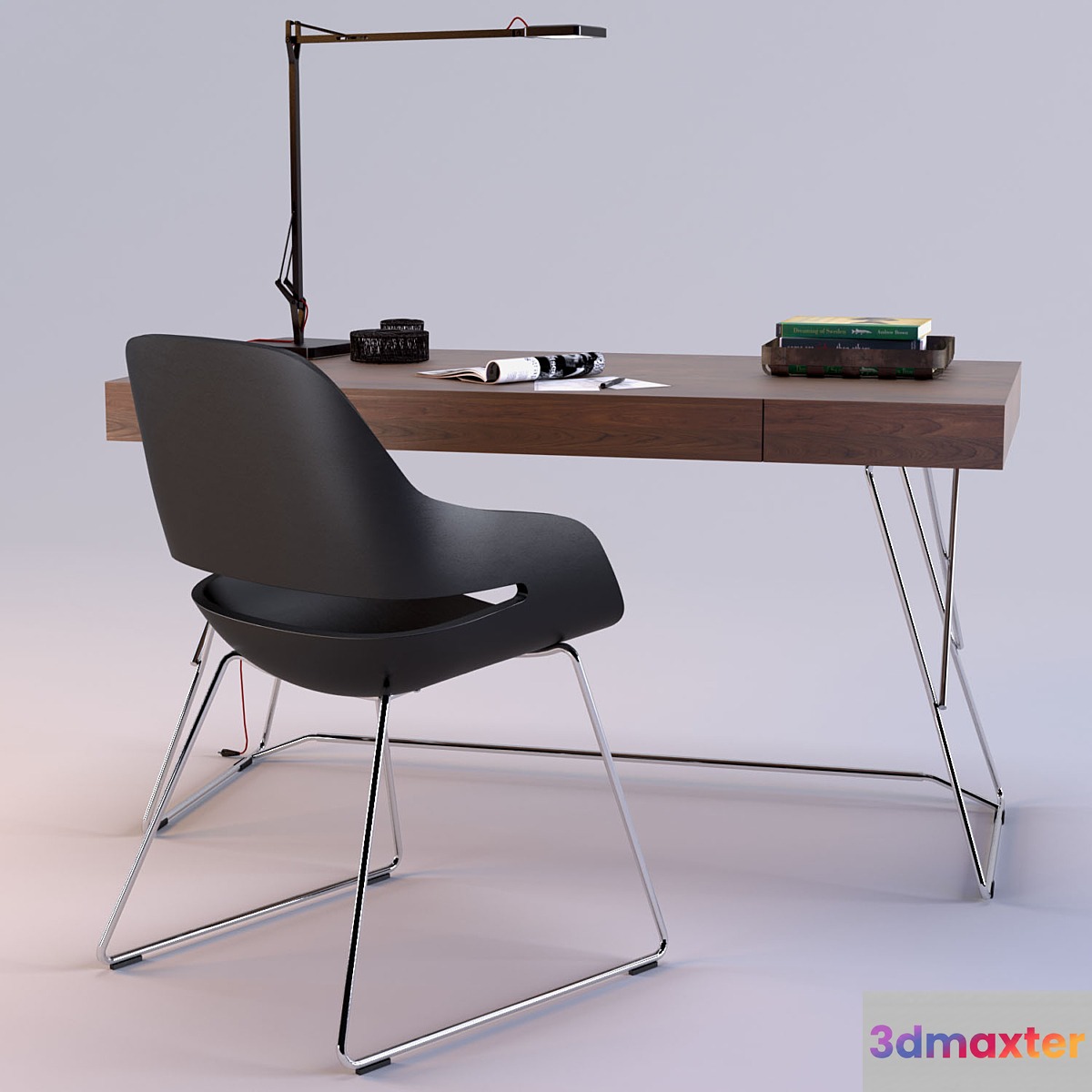 Maestrale Desk & Eva Chair by Zanotta - No.2