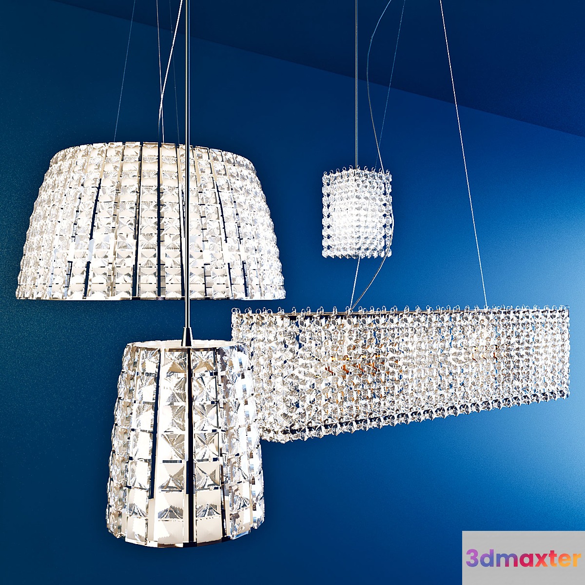 Crystal chandelier set - No.2