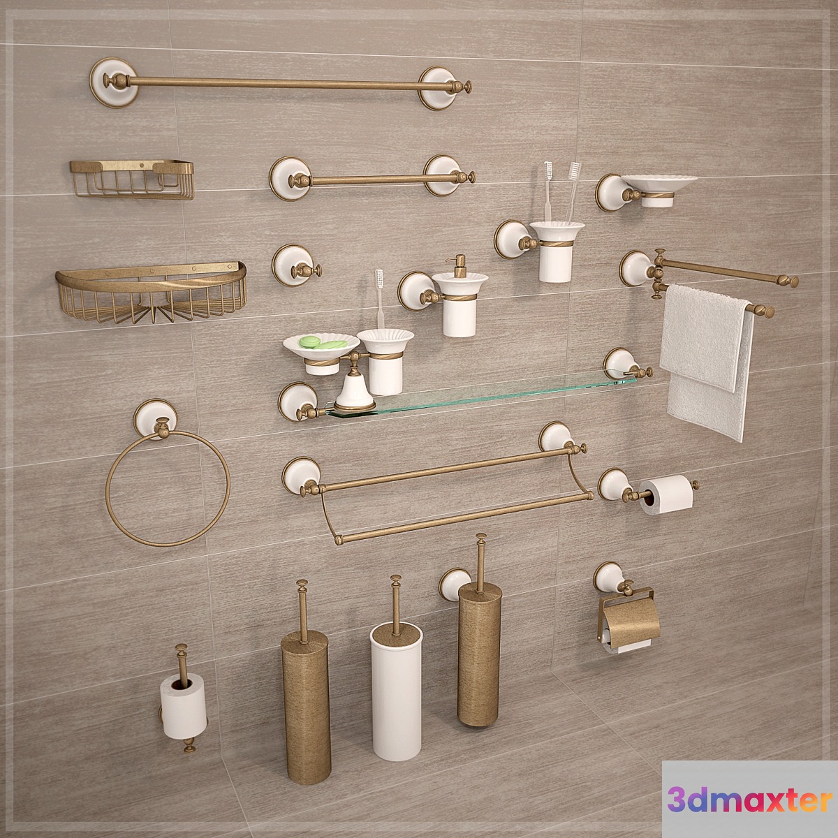 Tiffany World Harmony Accessories 3D Max