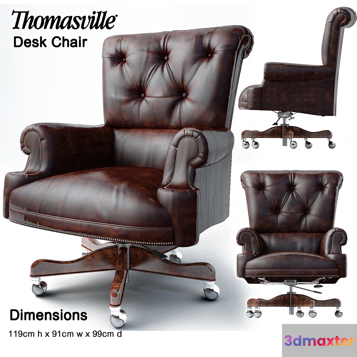 Thomasville Desk chair 3D Max