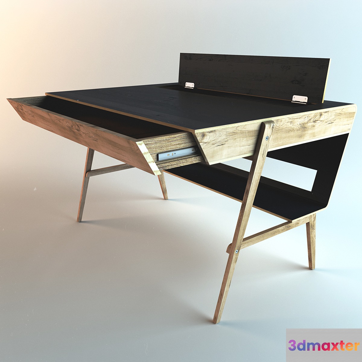 Sova Design _ Polyarc table 3D Max