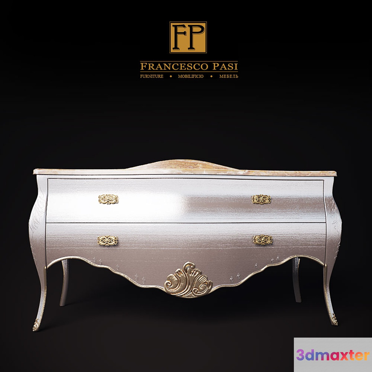Stand recessed sink Francesco Pasi 3D Max