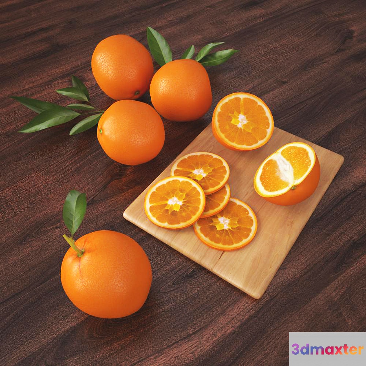 An Orange 3D Max