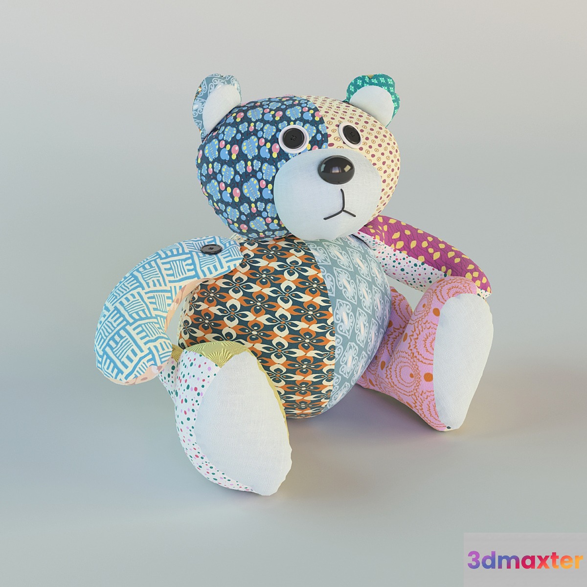 colorful teddy bear