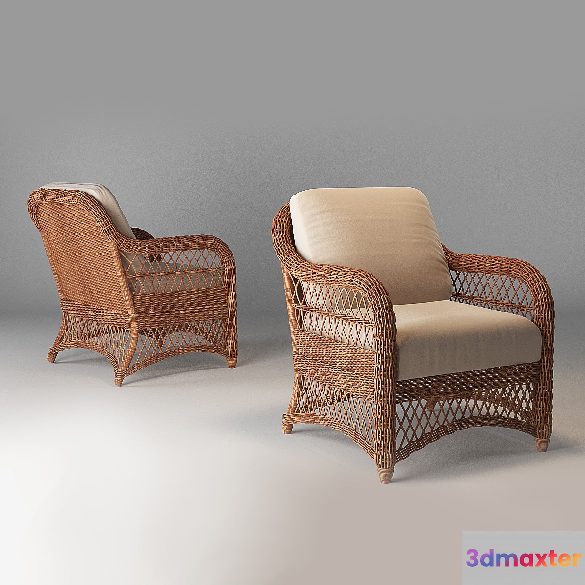Unopiu - oilimpia armchair 3D Max