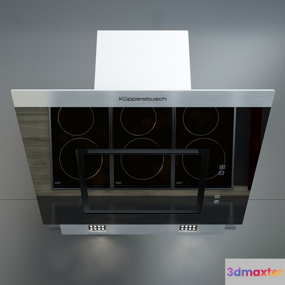 Black Kitchen Hood KD7610 Kuppersbusch 3D Max