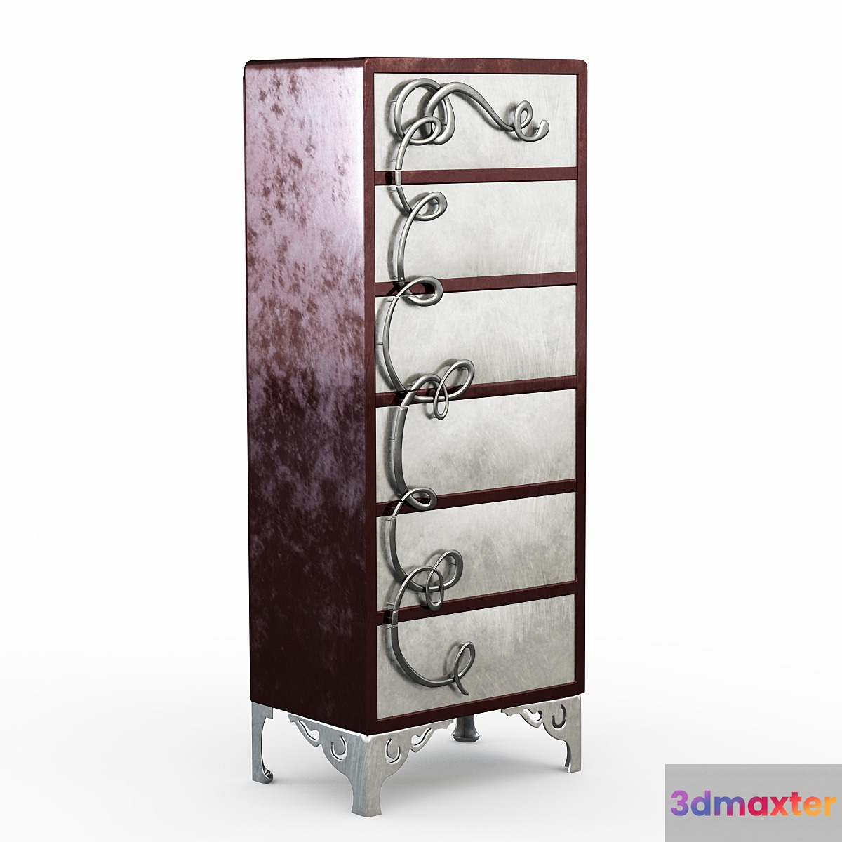 Commode Dolly 3D Max