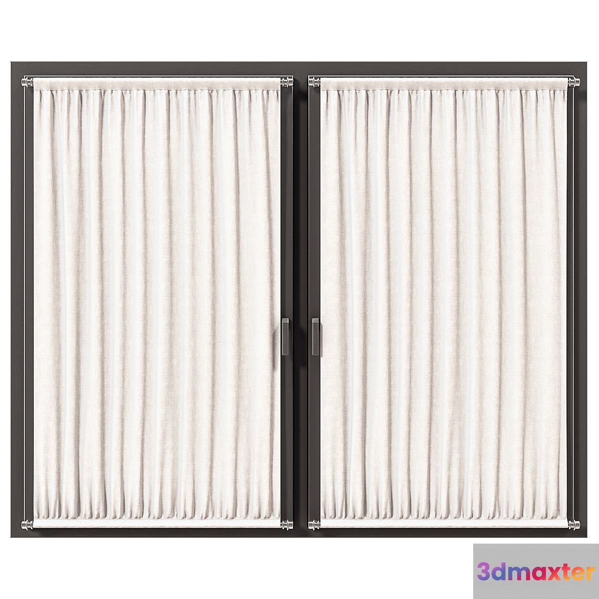 Simple Curtain 3D Max