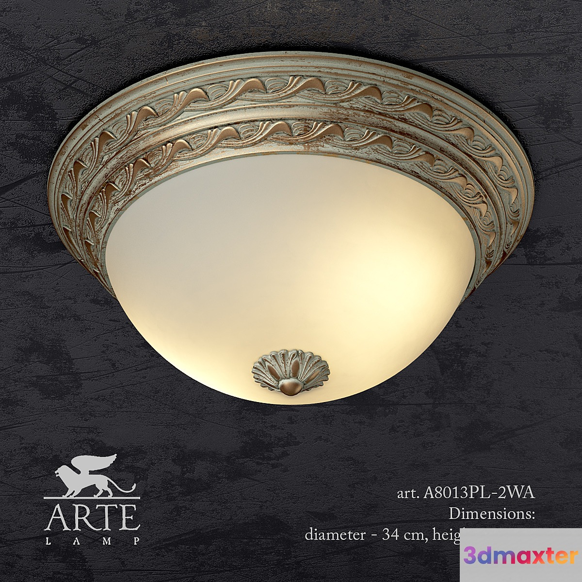 Arte Lamp Art. A8013PL-2WA 3D Max