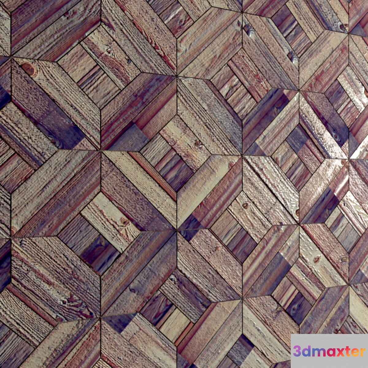 Parquet component 3D Max