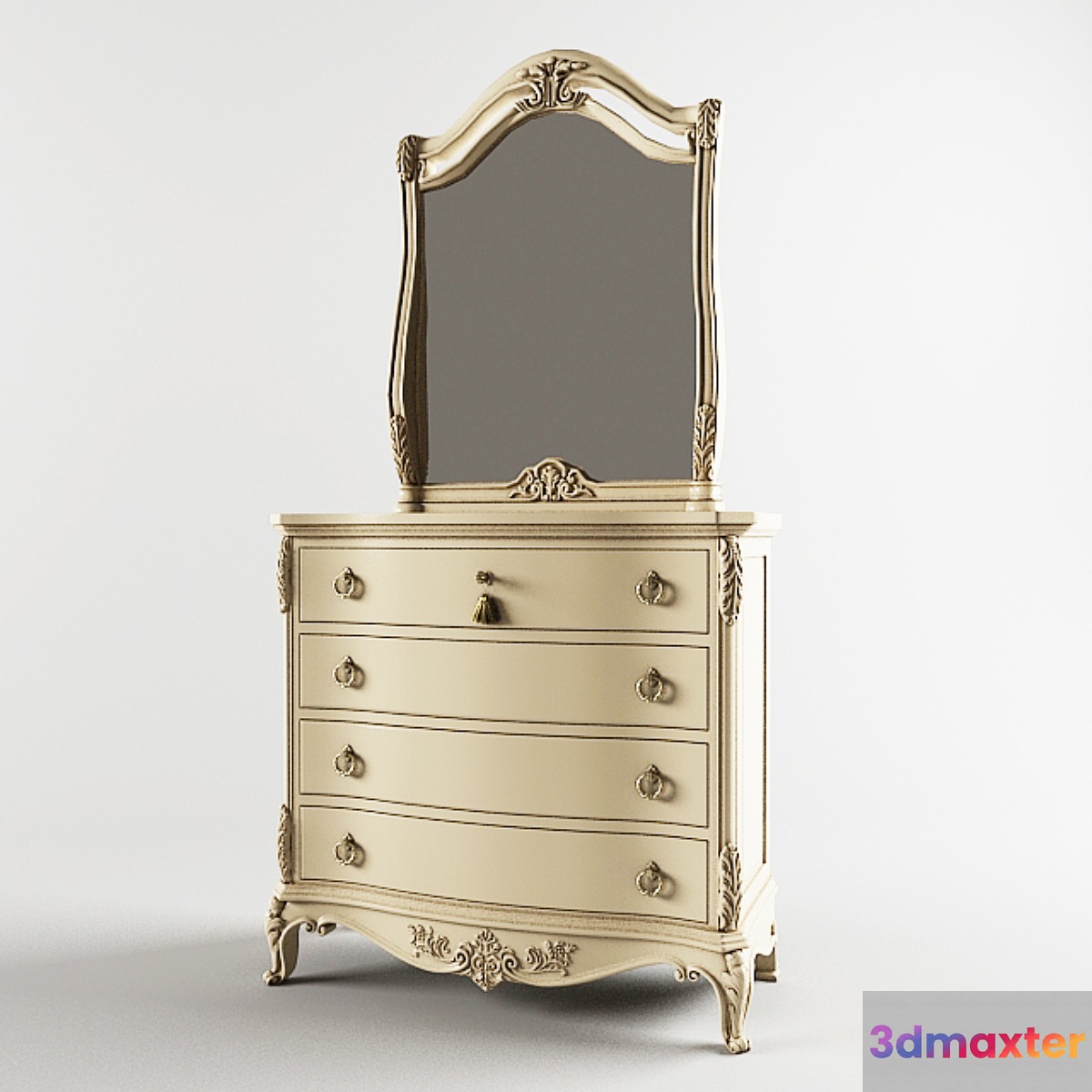 dresser with mirror Antonelli 3D Max