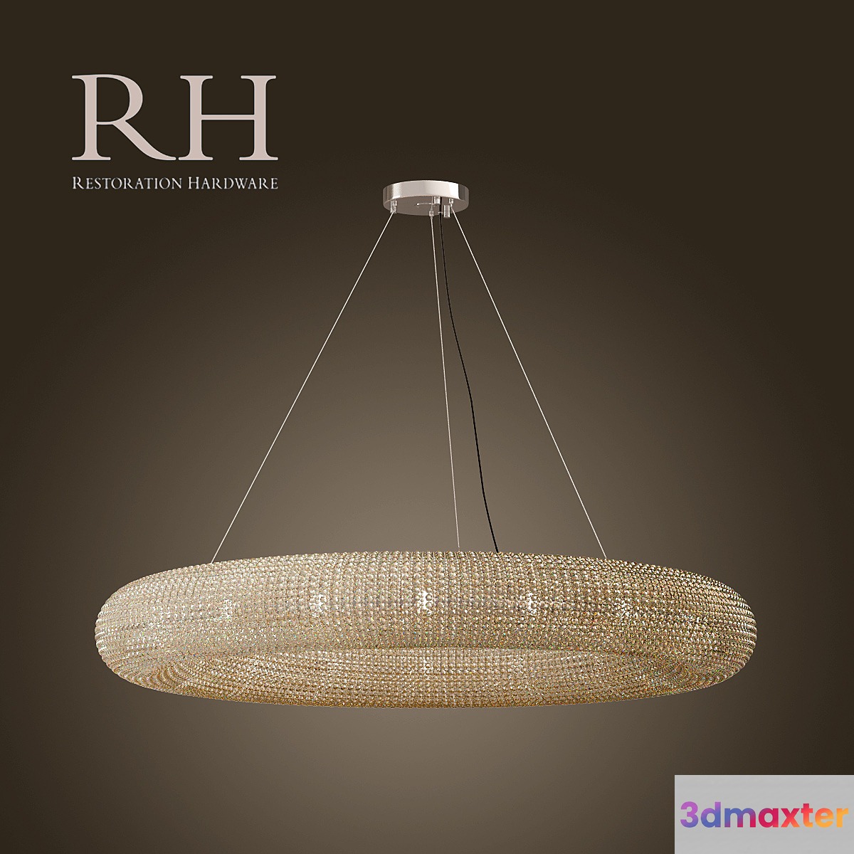 RH _ CRYSTAL HALO CHANDELIER - 59 