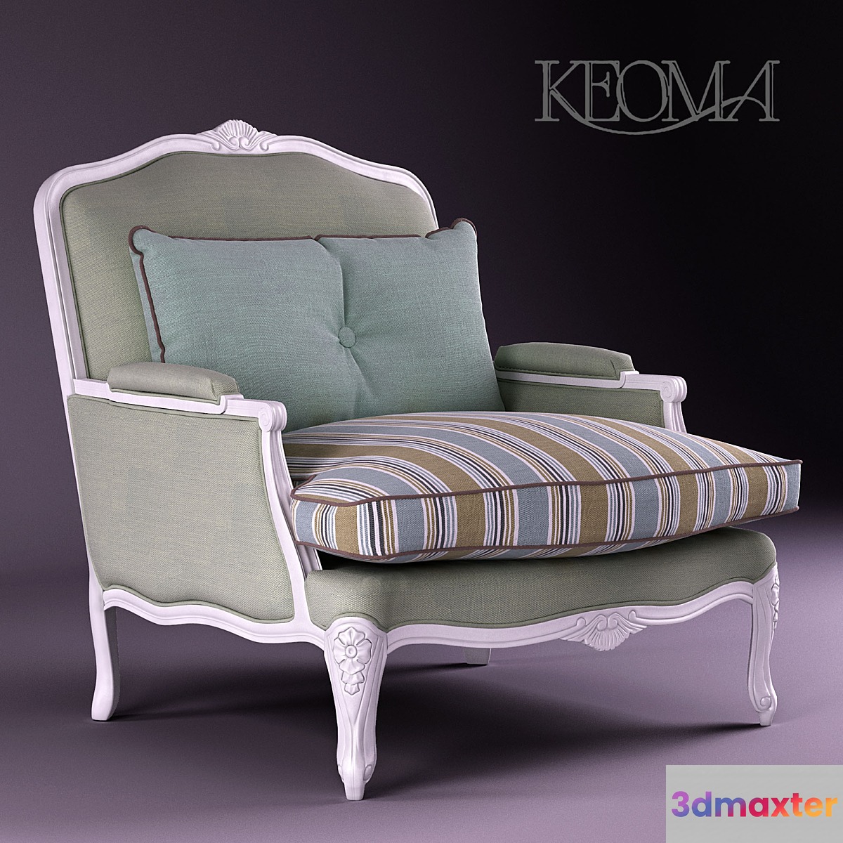 Armchair Keoma Chinook 3D Max