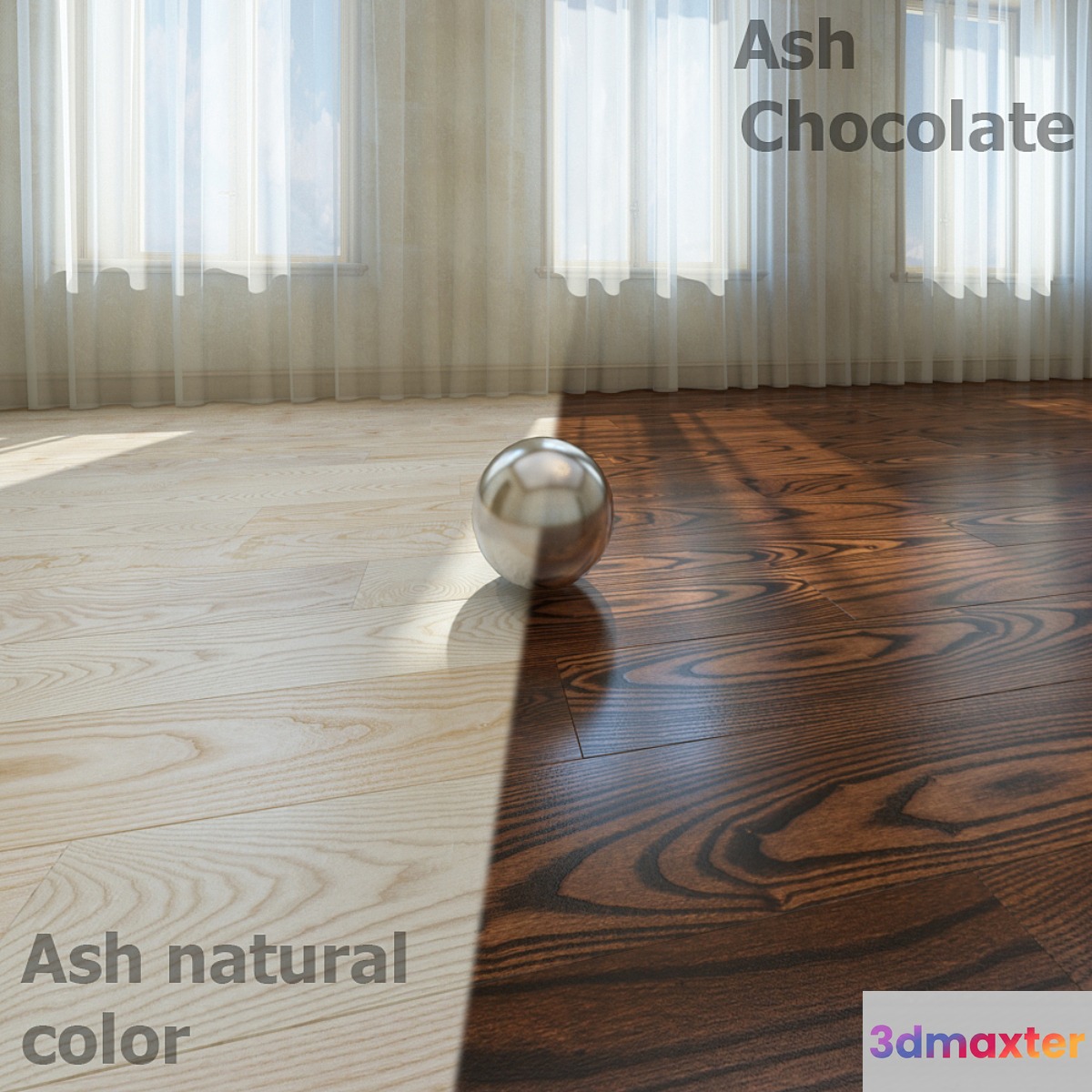 Ash_Chocolate_Ash_natural_color 3D Max