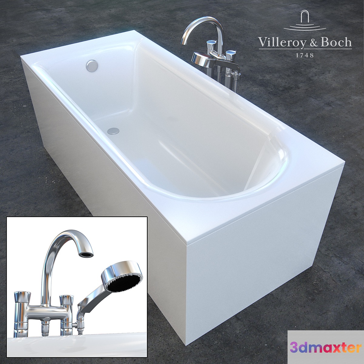 Bathroom faucet Pavia La Fleur. Villeroy & Boch