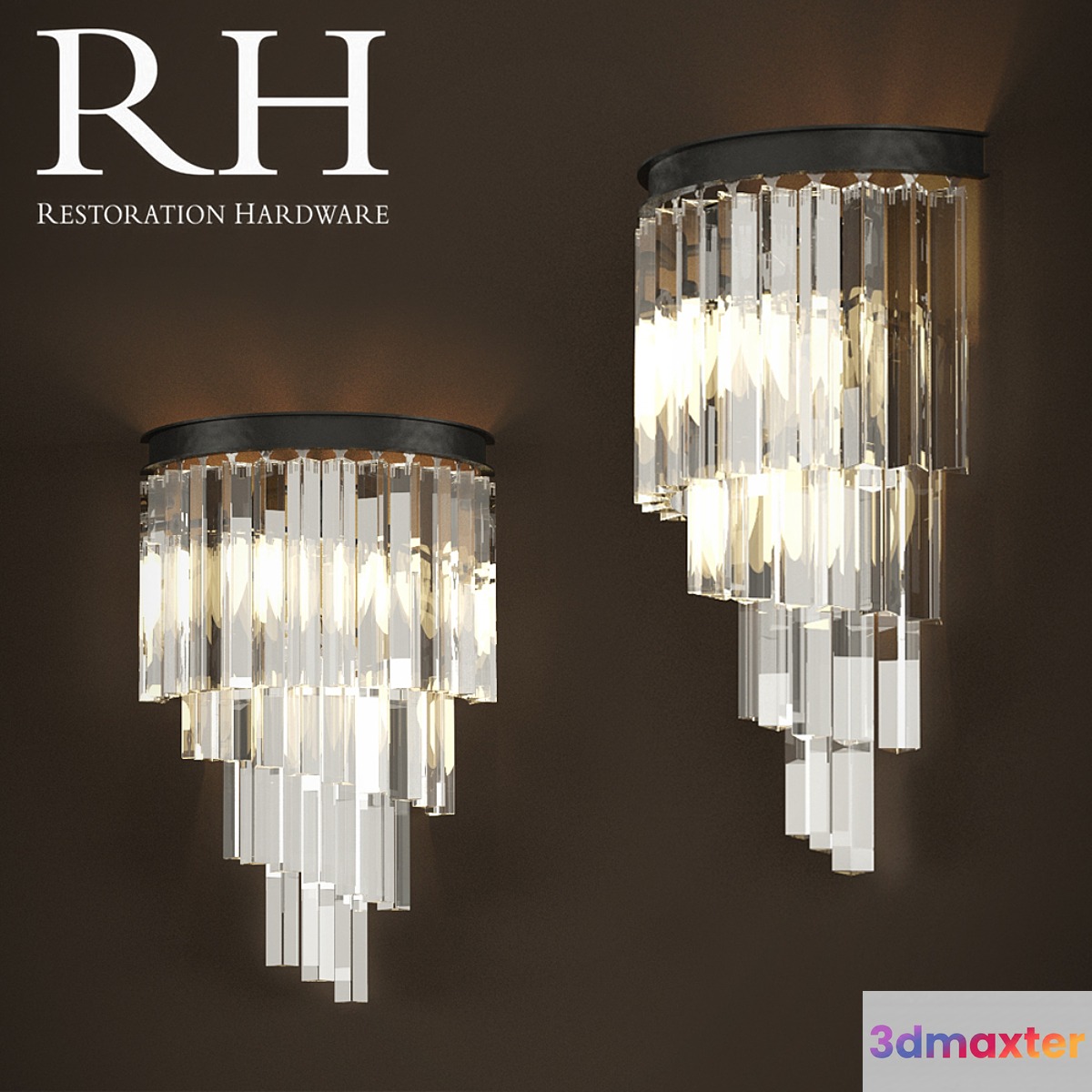 RH Sconce HELIX GLASS SCONCE - No.3