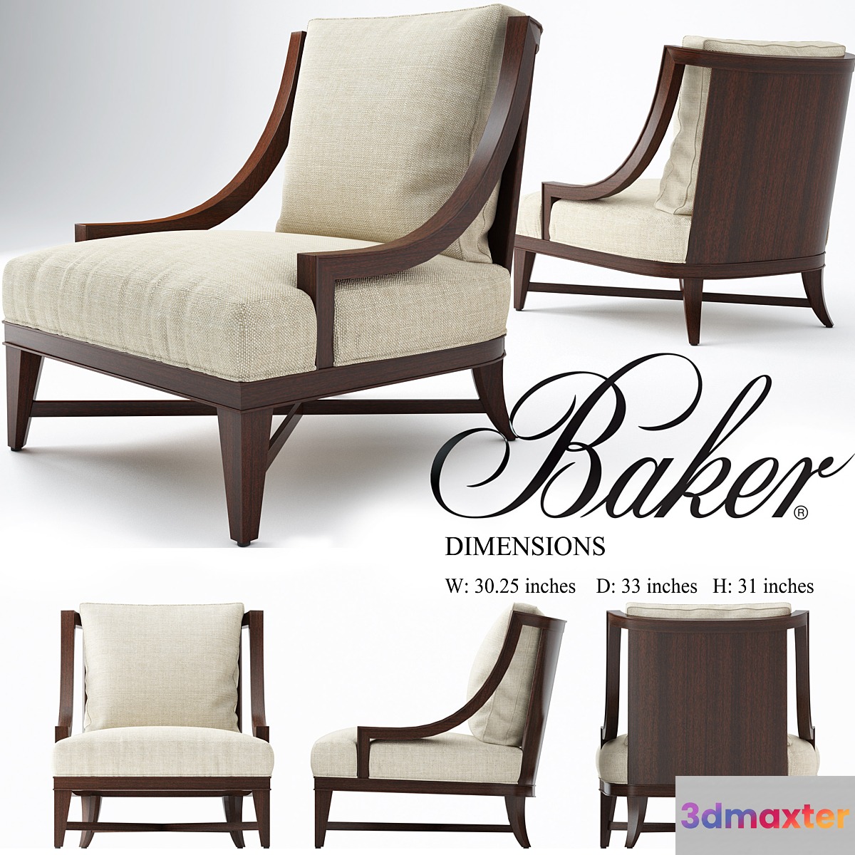 Nob Hill lounge chair baker chair - No.2